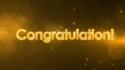 Spark and particles text on black star sky, beautiful typography magic design Stock Footage 303404801