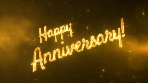 Spark and particles text on black star sky, beautiful typography magic design Stock Footage 303405671