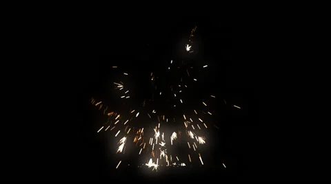 Spark Blasts VFX Element (5-For-1) Stock Footage