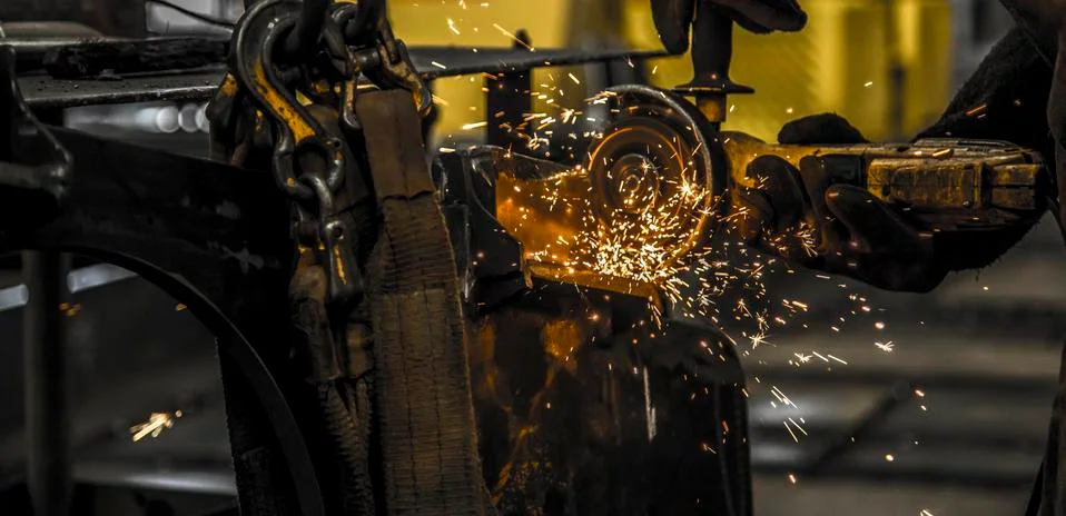 Spark drill hand tool Foto stock