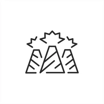 Spark Emitting Cones Icon Stock Illustration