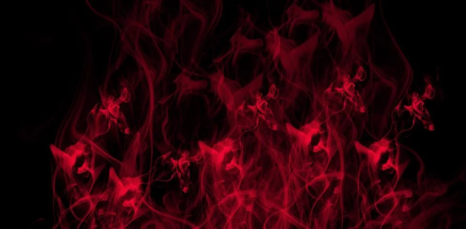 Spark Infused Red Smoke Pattern イラスト素材