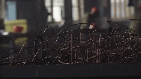 Spark metal welding Stock Footage 102771384