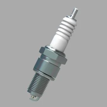 Spark Plug / 3D Render Stock Illustration