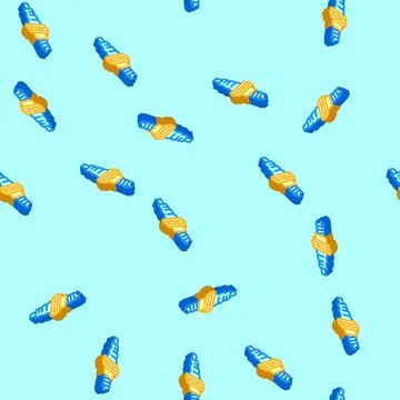 Spark plug car mechanic isometric icon seamless pattern Stock Illustration