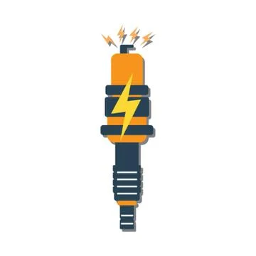 Spark Plug Stock Illustration