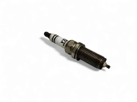 Spark plug isolated on white background Stock Photos