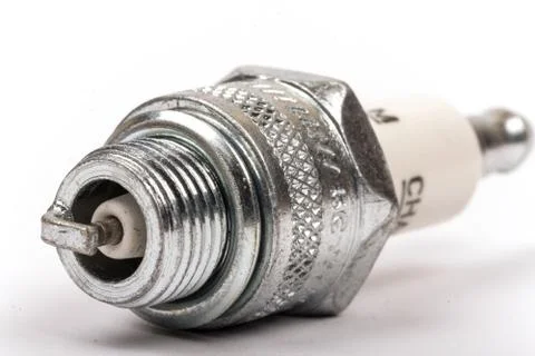 Spark plug macro closeup Stock Photos