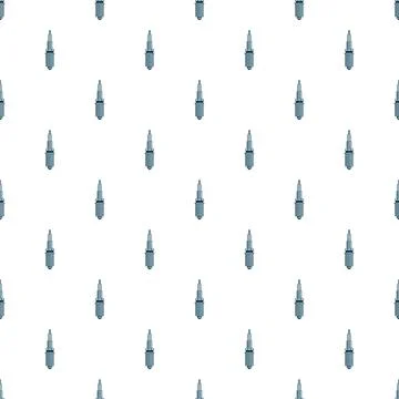 Spark plug seamless pattern maintaining vehicle engine performance Stock Illustration