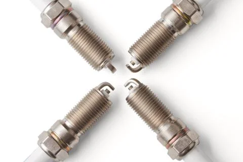 Spark plugs Stock Photos