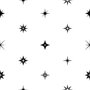 Spark seamless pattern background icon. Stock Illustration