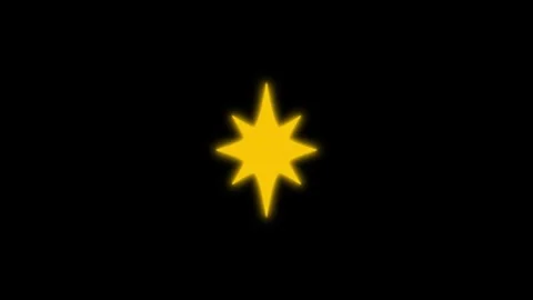 Spark Stars Shining Magic Flare Motion Graphics Overlay Stock Footage 344834933