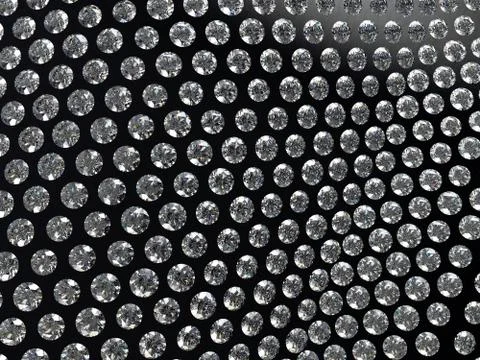 Sparking diamonds on gradient filled background Stock Photos