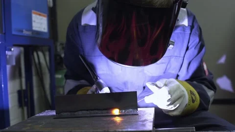 Sparking Soldering Iron Stock Footage 152735665