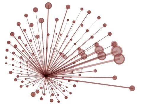 Sparkle abstract shape on white background Stock Illustration