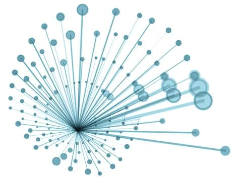 Sparkle abstract shape on white background Stock Illustration