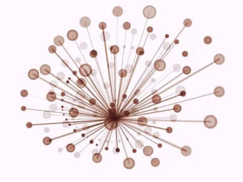 Sparkle abstract shape on white background Stock Illustration