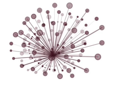 Sparkle abstract shape on white background Stock Illustration