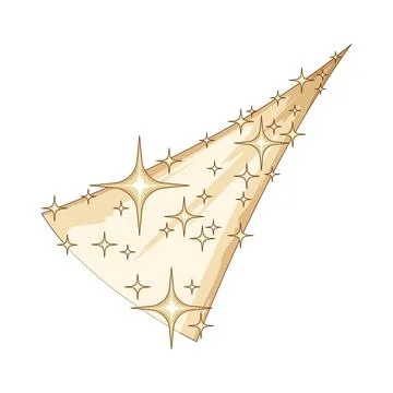 Sparkle beam illustration Stock Illustration