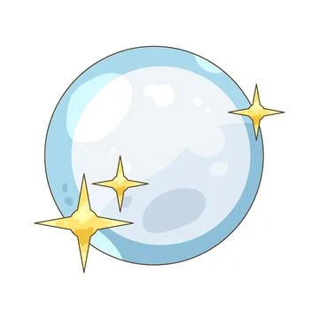 Sparkle bubble 库存插图