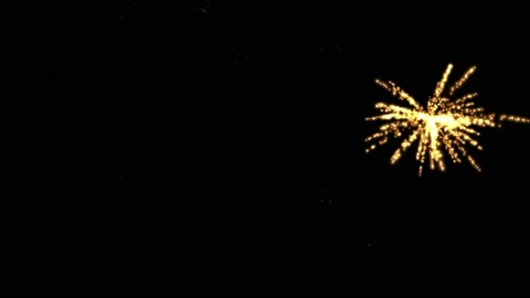 Sparkle burst fireworks motion graphics with night background Stock Footage 201584947
