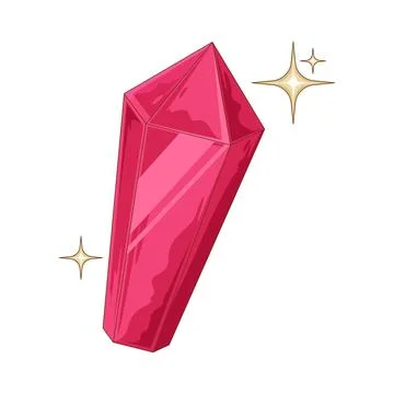 Sparkle crystal illustration Stock Illustration