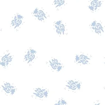 Sparkle fire glyph seamless pattern Stock Illustration