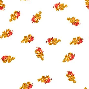 Sparkle fire isometric icon seamless pattern Stock Illustration