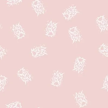 Sparkle fire line seamless pattern Stock Illustration