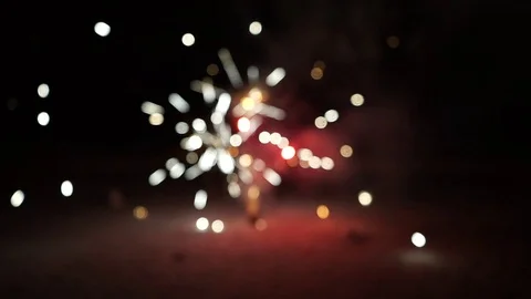 Sparkle Fireworks 動画素材 72400668