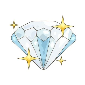 Sparkle gem Stock Illustration
