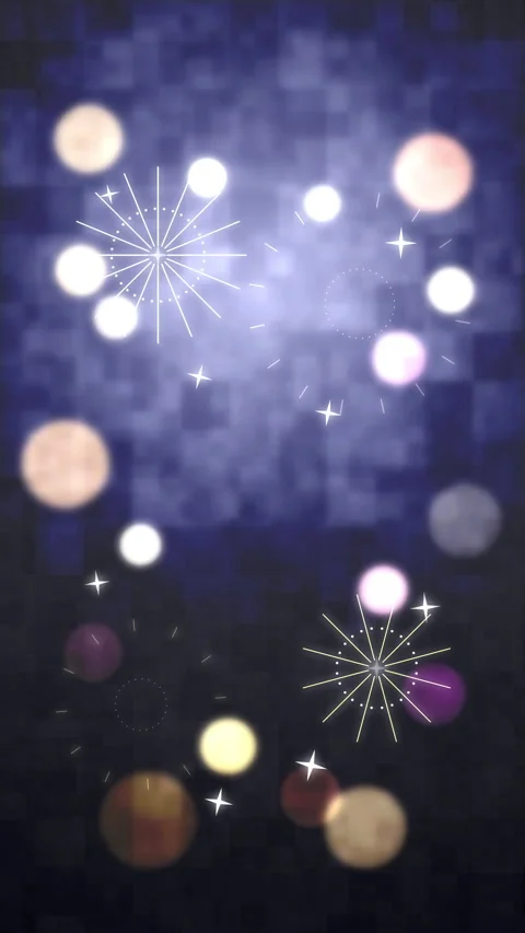 Sparkle, glow, animation, magic, star, blue, night, light, glitz, loop Stock Footage 346637598