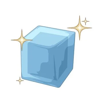 Sparkle ice illustration Stock Illustration