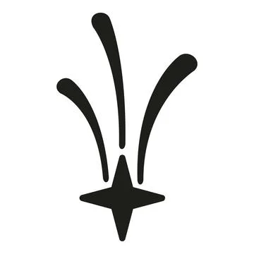 Sparkle icon representing celebration, magic, and explosion 스톡 일러스트