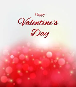 Sparkle light on red abstract background,Valentine's day  greeting or invitat Stock Illustration