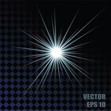 Sparkle light with transparency effects. Eps 10 vector illustration. Ilustración de archivo