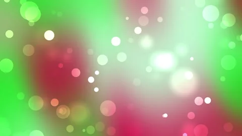 Sparkle Magic: Abstract Green &amp; Pink Light Field Stock Footage 310641308