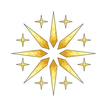Sparkle ray Stock Illustration