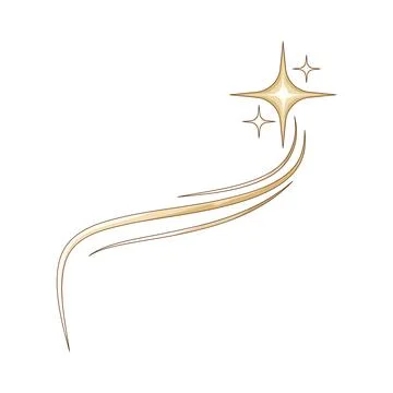 Sparkle ray illustration Stock Illustration