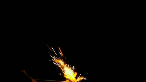 Sparkle rocket start slow motion Video stock 56526555