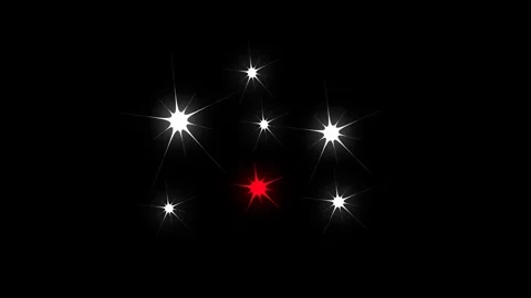 Sparkle stars slow twinkle loop, twinkling stars overlay, Shining Stars Loop. Stock Footage 298846762