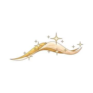 Sparkle wave illustration Stock Illustration