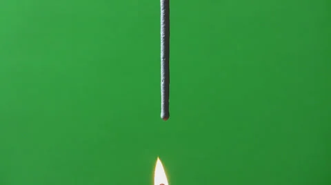 Sparkler against green background Stock Footage 28018831