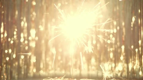A sparkler candle. Vidéo 167836673