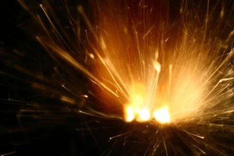 Sparkler fire Foto stock