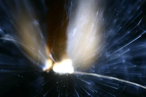 Sparkler fire Foto stock