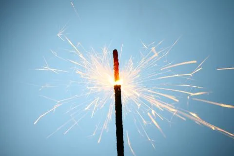 Sparkler fire Foto stock
