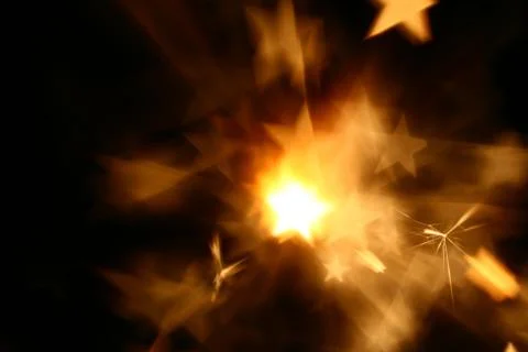 Sparkler fire Stock Photos
