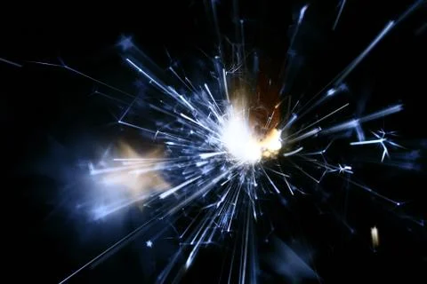 Sparkler fire Foto stock