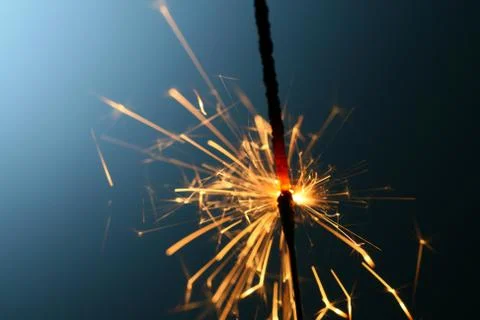 Sparkler fire Foto stock